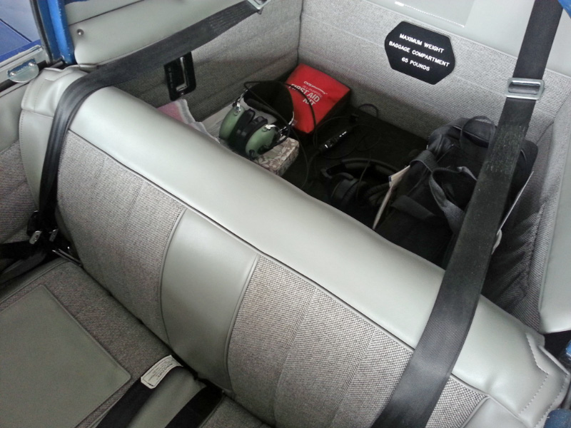 Ercoupe 415-C Baggage Area